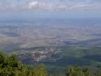 Vista di Abbadia San Salvatore dalla vetta dell'Amiata (17kb)